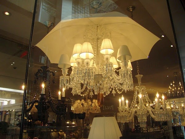 Chandelier with Umbrella