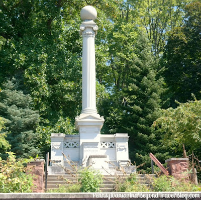 Detweiler Monument in Reservoir Park in Harrisburg Pennsylvania