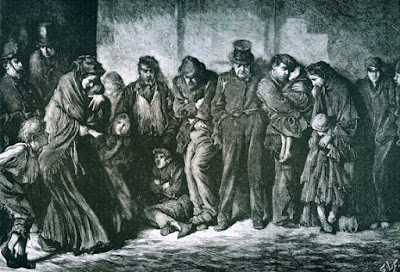 Άστεγοι και πεινασμένοι. Πίνακες του Samuel Luke Fildes