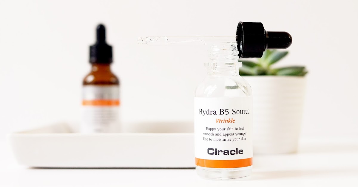 CIRACLE VITAMIN C20 & HYDRA B5 SOURCE ACNE SCARRING BEFORE & AFTER