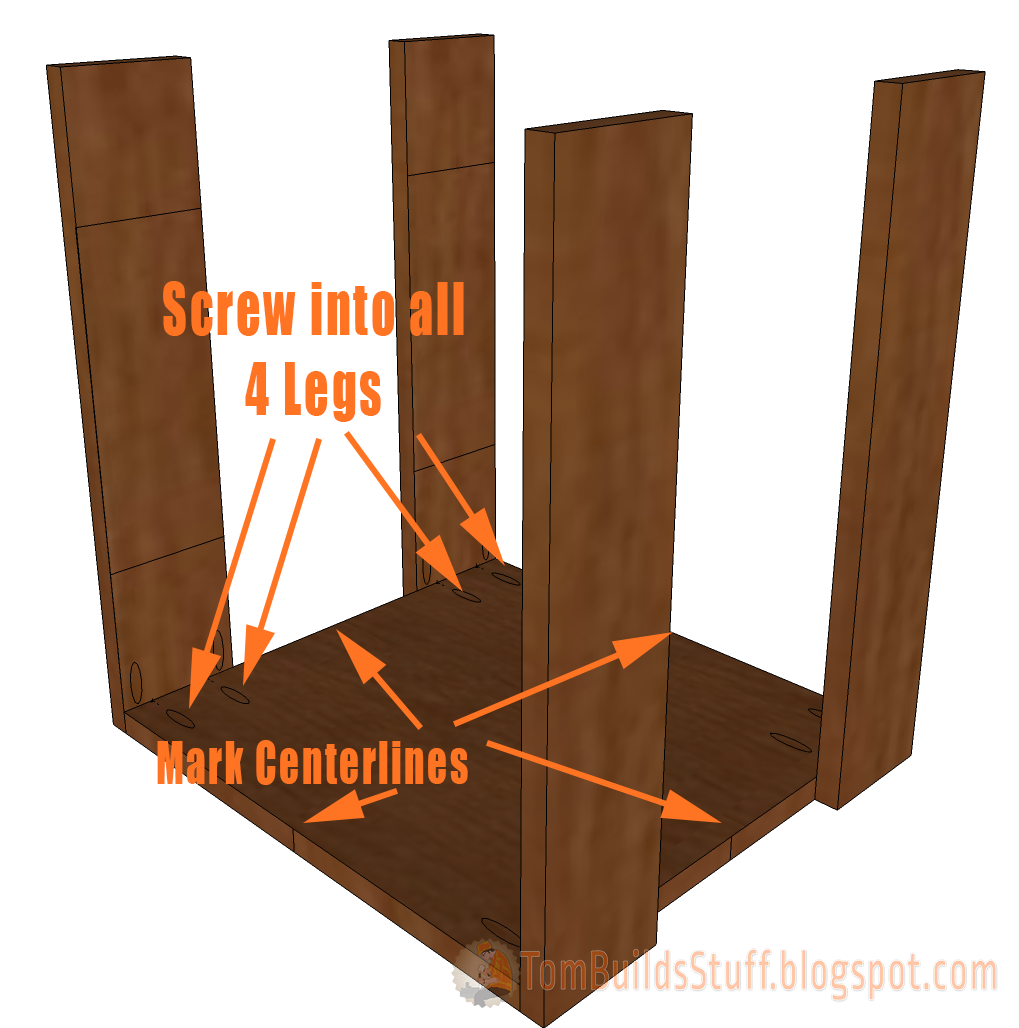 Easy Simple Plywood Nightstand Plans