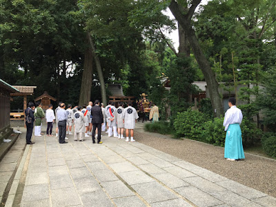 八坂神社神輿発輿祭（平成27年7月18日）