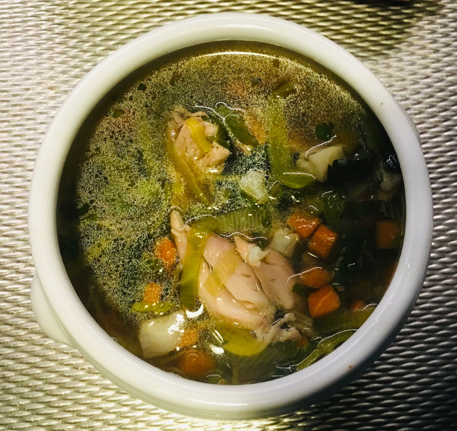 Foodblog van Justrita Kippensoep van zelf getrokken bouillon (KHA)