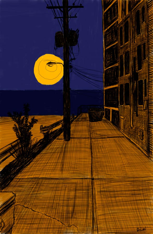 Doctor Ojiplático. William Dolan. Alley Studies (A Trip Through Chicago’s OTHER Street Grid). Drawings