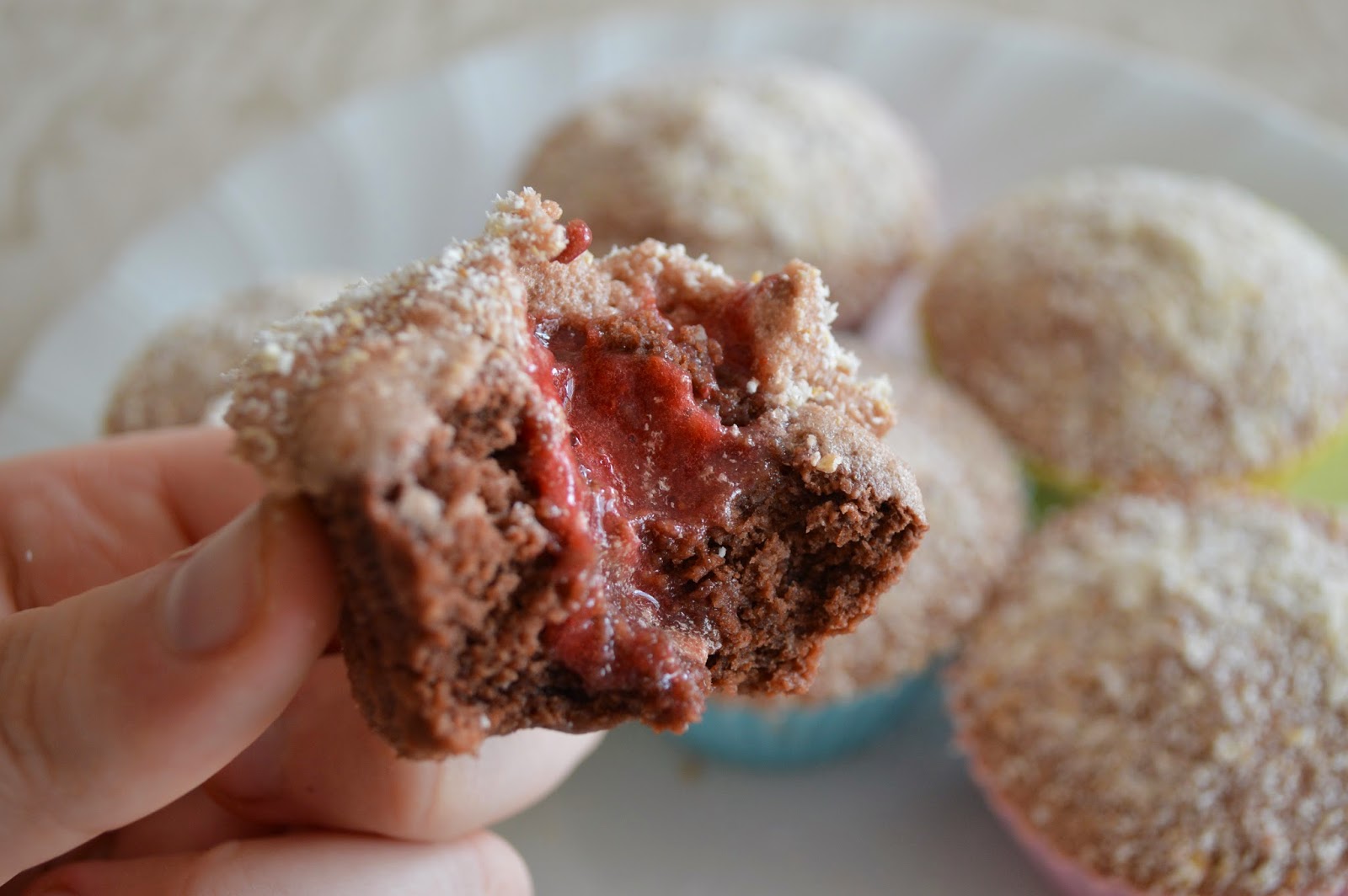 Stacie Michelle Chocolate Jam Lamington Cupcakes [Vegan, Gluten