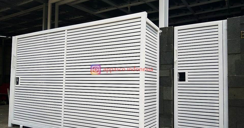 Pagar Minimalis Horizontal Permata Residence Cilebut - Jual Kanopi