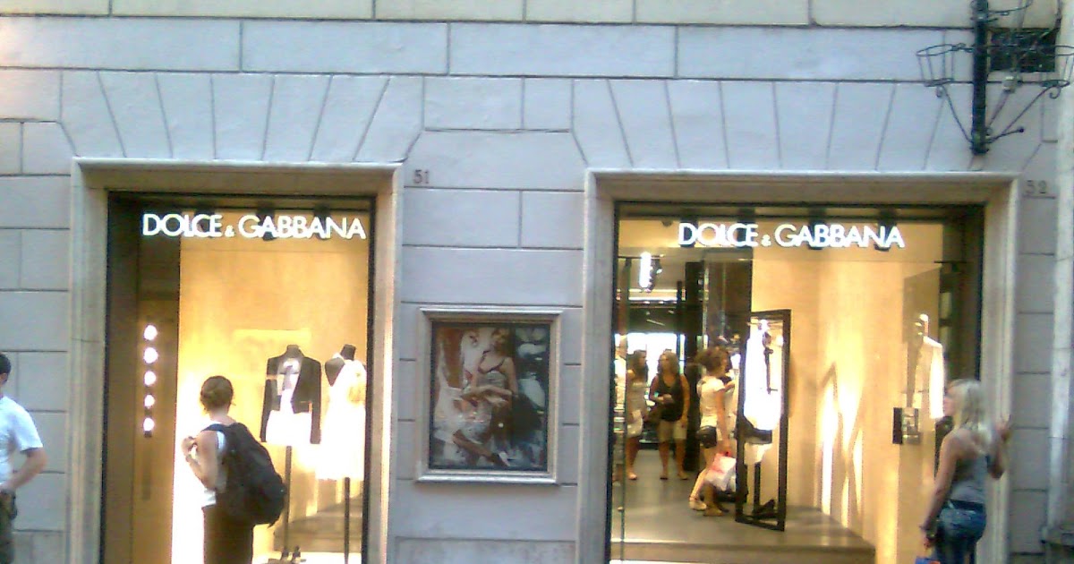 Roma Shop & More: Dolce & Gabbana ricolloca e ristruttura i suoi negozi