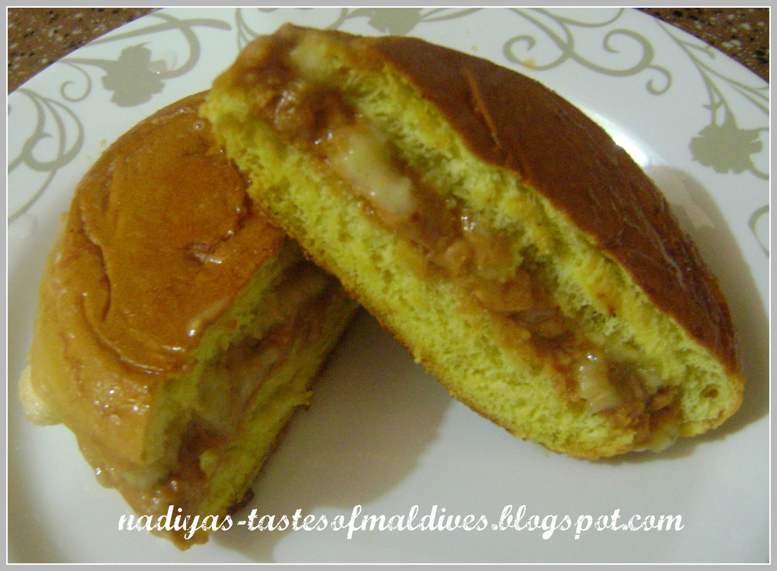 Nadiya's Tastes Of Maldives Big Bun Sandwich with Peanut butter and Banana