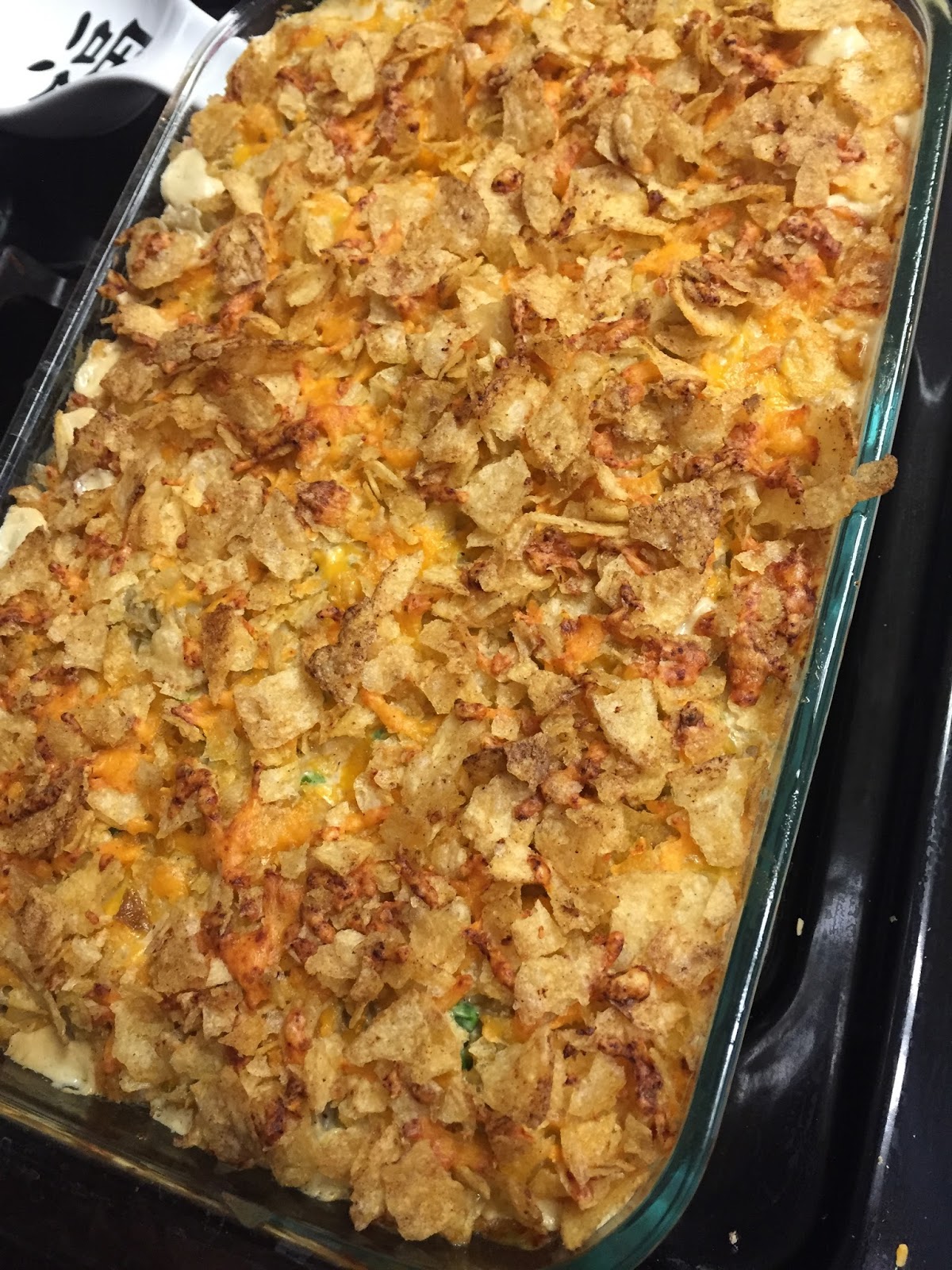 Cooking through Cravings Cheesy Jalapeno Tuna Casserole with Potato