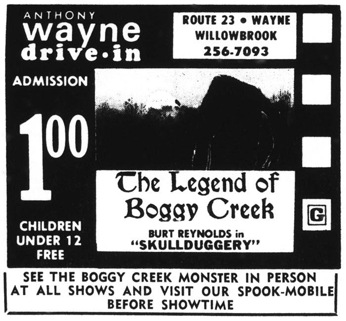 TEMPLE OF SCHLOCK Movie Ad of the Week THE LEGEND OF BOGGY CREEK (1973)