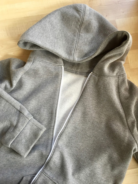 Diary of a Chain Stitcher: McCalls 6614 Mens Hoodie in Fleece-Backed Sweat-shirting