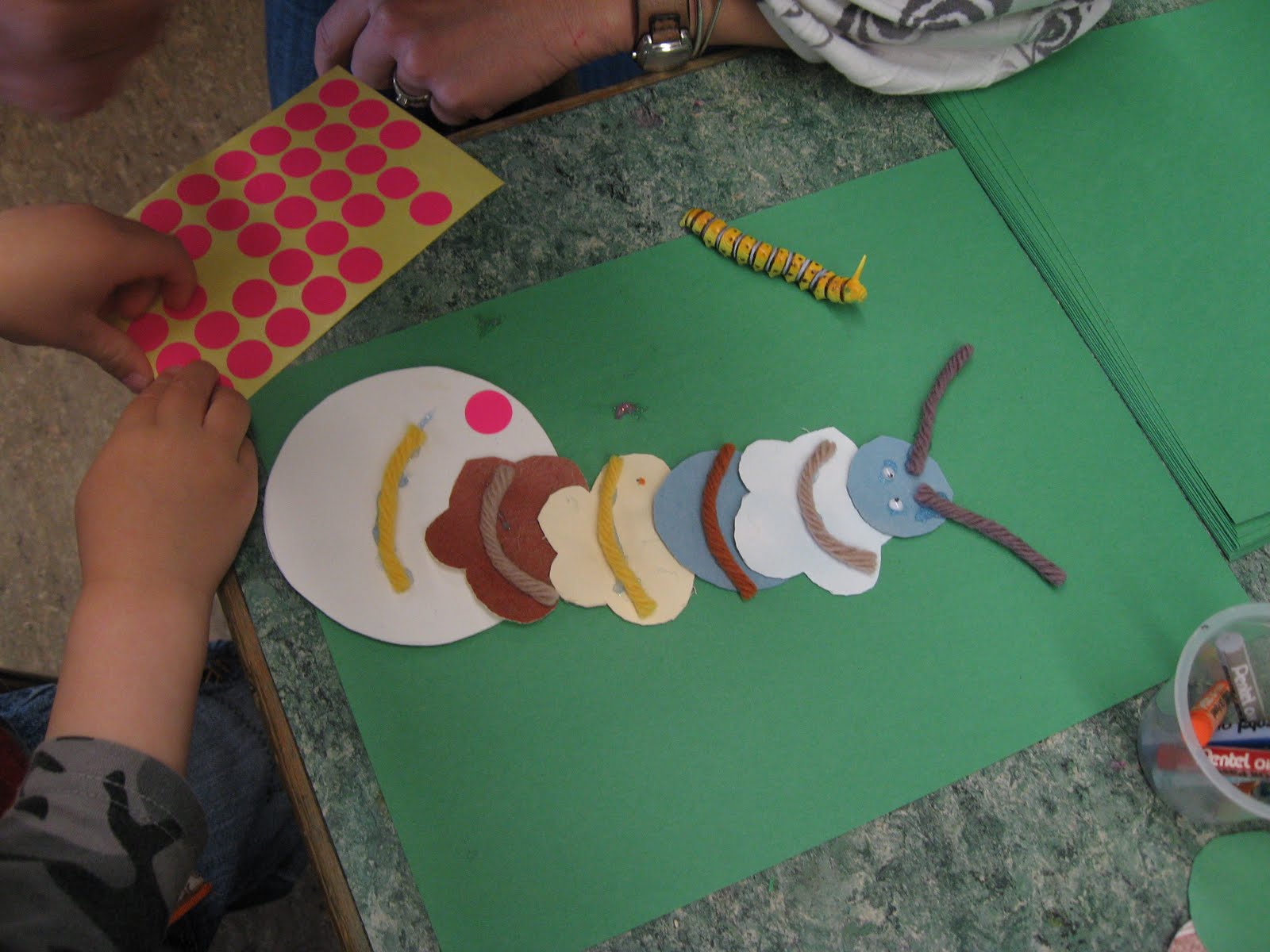 StrongStart Circle Caterpillar Craft
