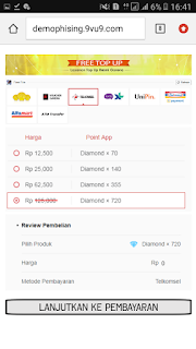 Gozlix Script Phising Free Fire Kios Gamer