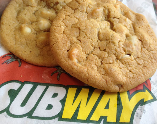  Cookies Subway Noix de Macadamia