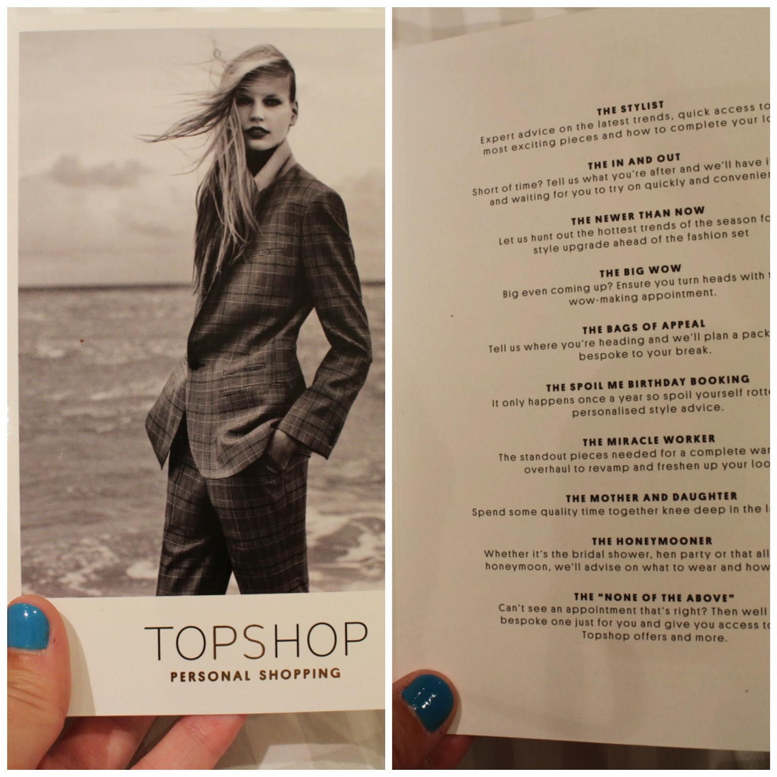 Personal Shopping na TopShop Oxford Street