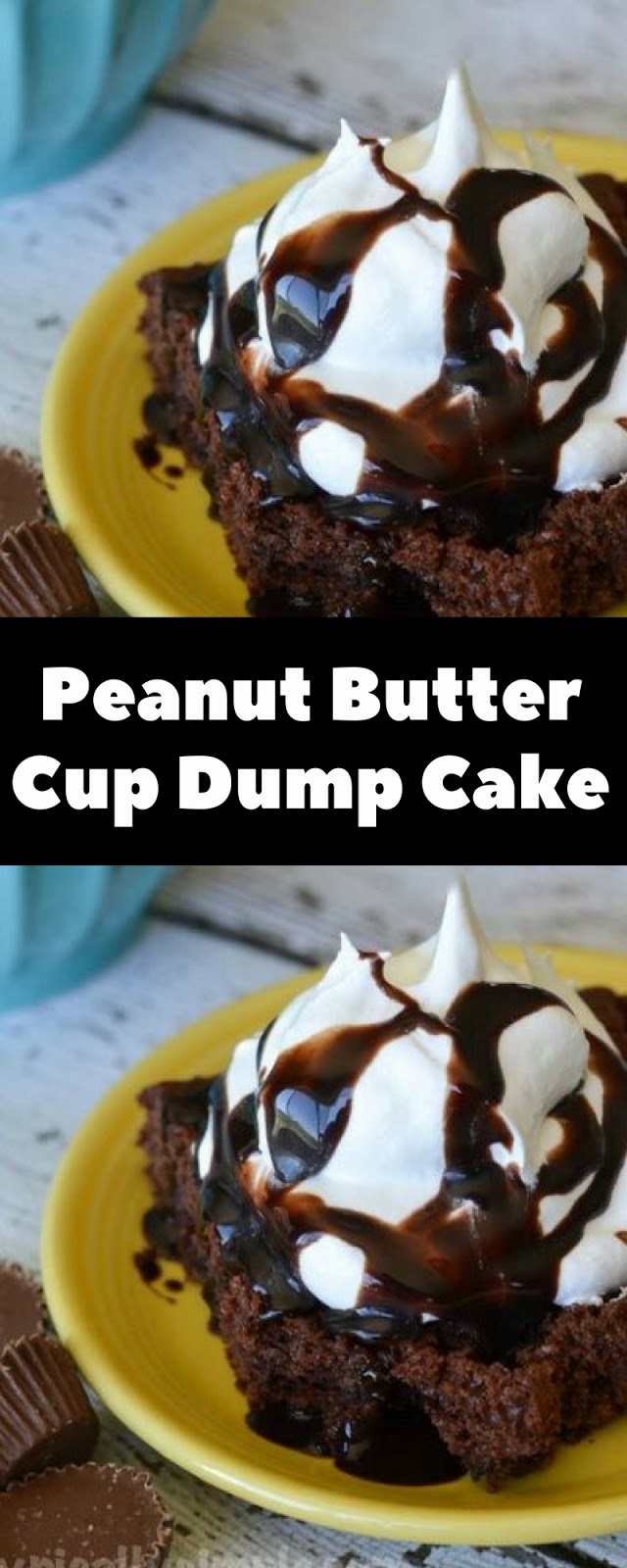 Peanut Butter Cup Dump Cake
