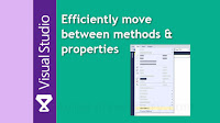 Visual Studio Productivity Tips: Move between methods and properties efficiently