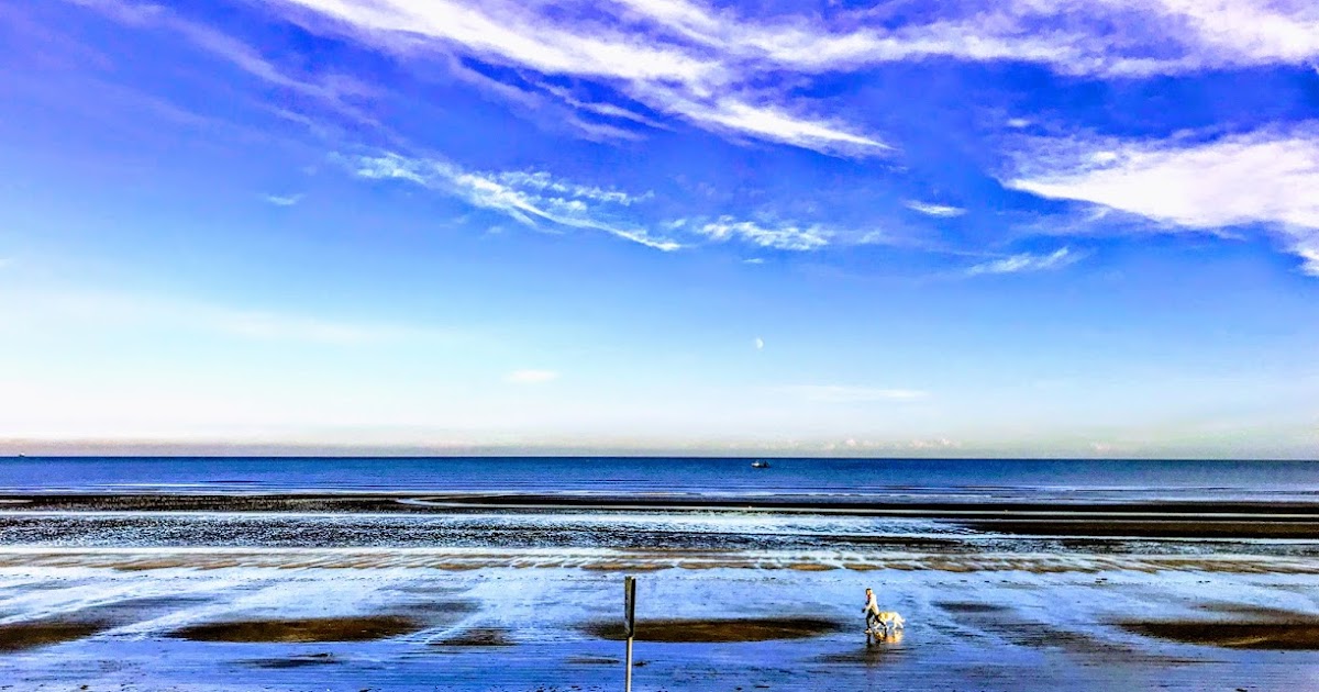 Patrick Comerford Winter reflections on the beach in Laytown and