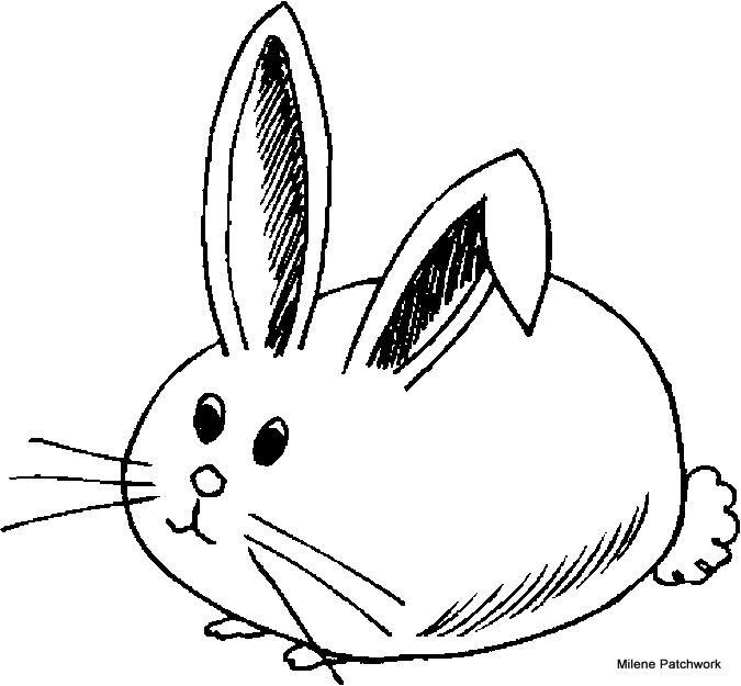 Картинки милых зайчиков раскраска