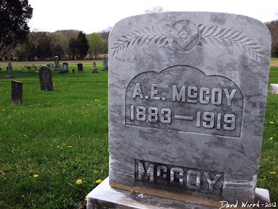 hatfield, mccoy, tombstone, graveyard, a.e.mccoy, 1883-1919, west virginia, kentucky