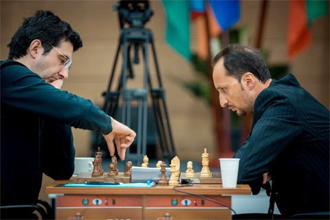 Ronde 6 : Veselin Topalov 1-0 Vladimir Kramnik - Photo © ChessBase