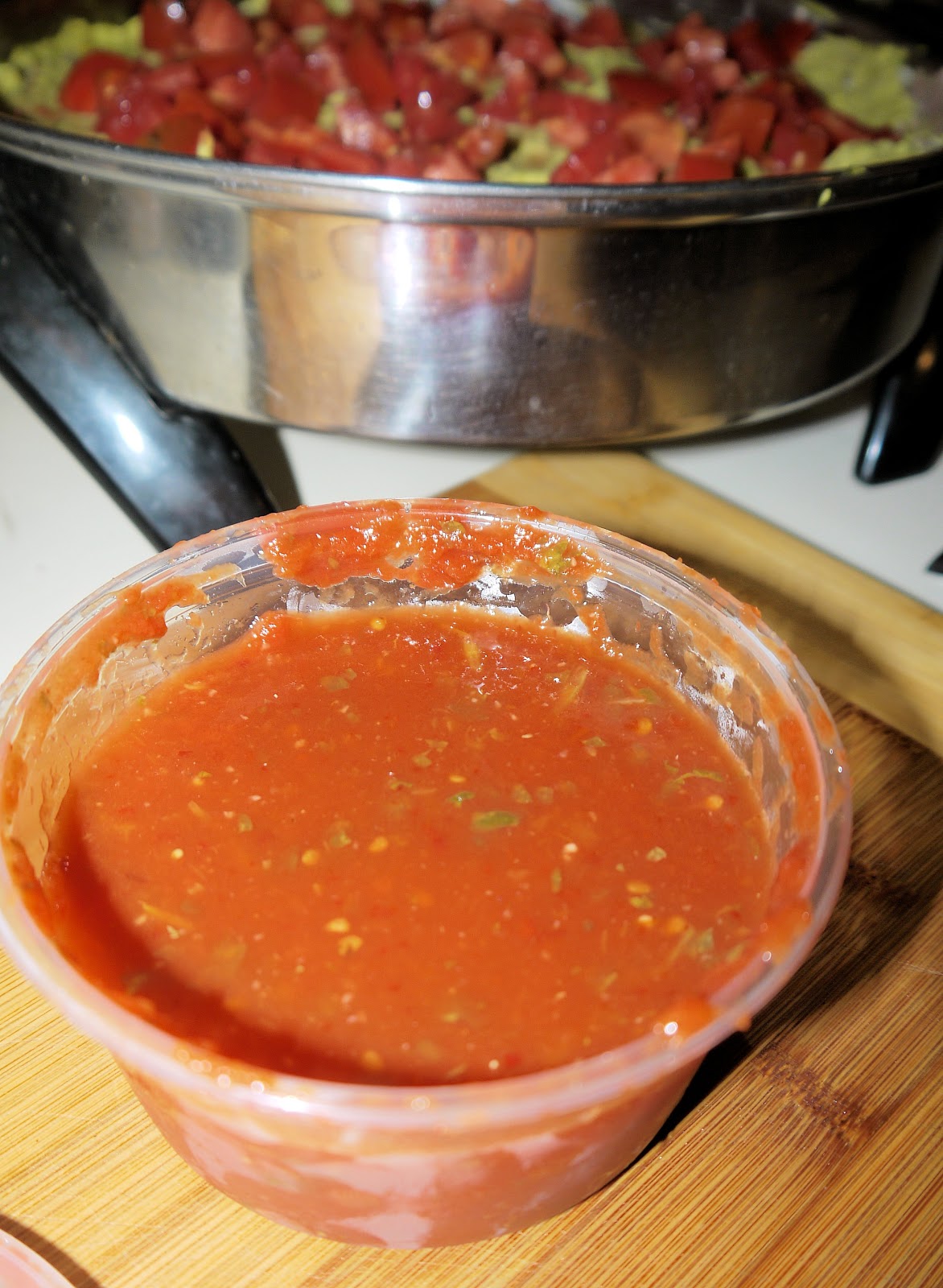 Layered Mexican Dip Halloween