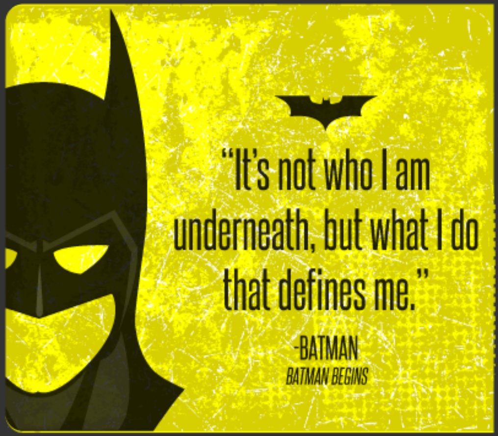 Batman Inspirational Quotes. Oh My Fiesta! for Geeks