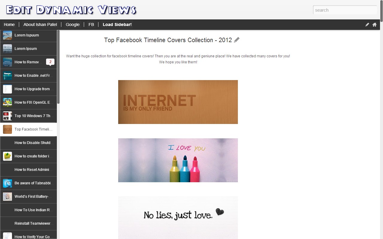 Edit Dynamic Views Add Scroll bar to Sidebar in Blogger Dynamic View