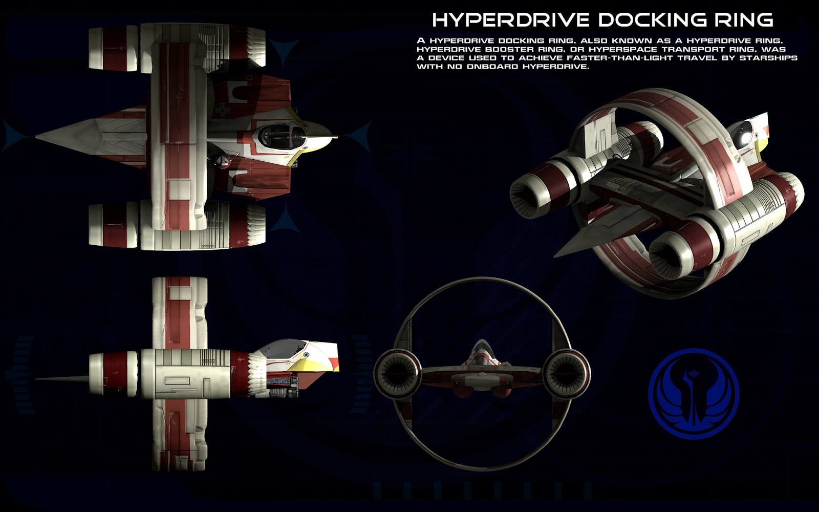 A.C.M.E. Cuyo: Star Wars - Jedi Starfighter con anillo de hipervelocidad