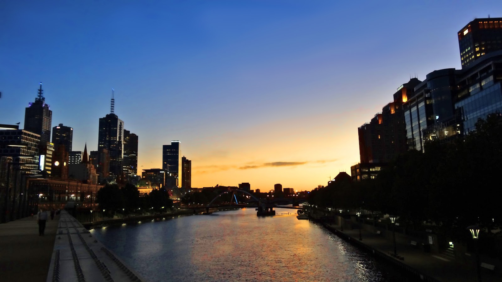 Map Yarra River Dawn
