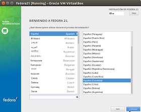 DriveMeca instalando Linux Fedora Workstation 21 paso a paso