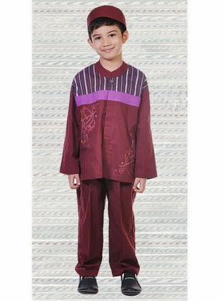  Gambar  contoh model baju  muslim anak  laki laki