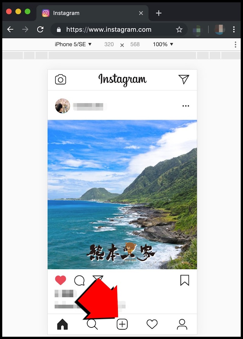 Instagram如何在PC電腦上傳相片PO文Safari-Chrome瀏覽器IG發文好簡單