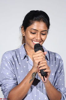 Poojita Super Cute Smile in Blue Top black Trousers at Darsakudu press meet ~ Celebrities Galleries 007