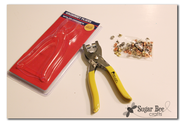 How To Use Grommet Pliers - Sugar Bee Crafts