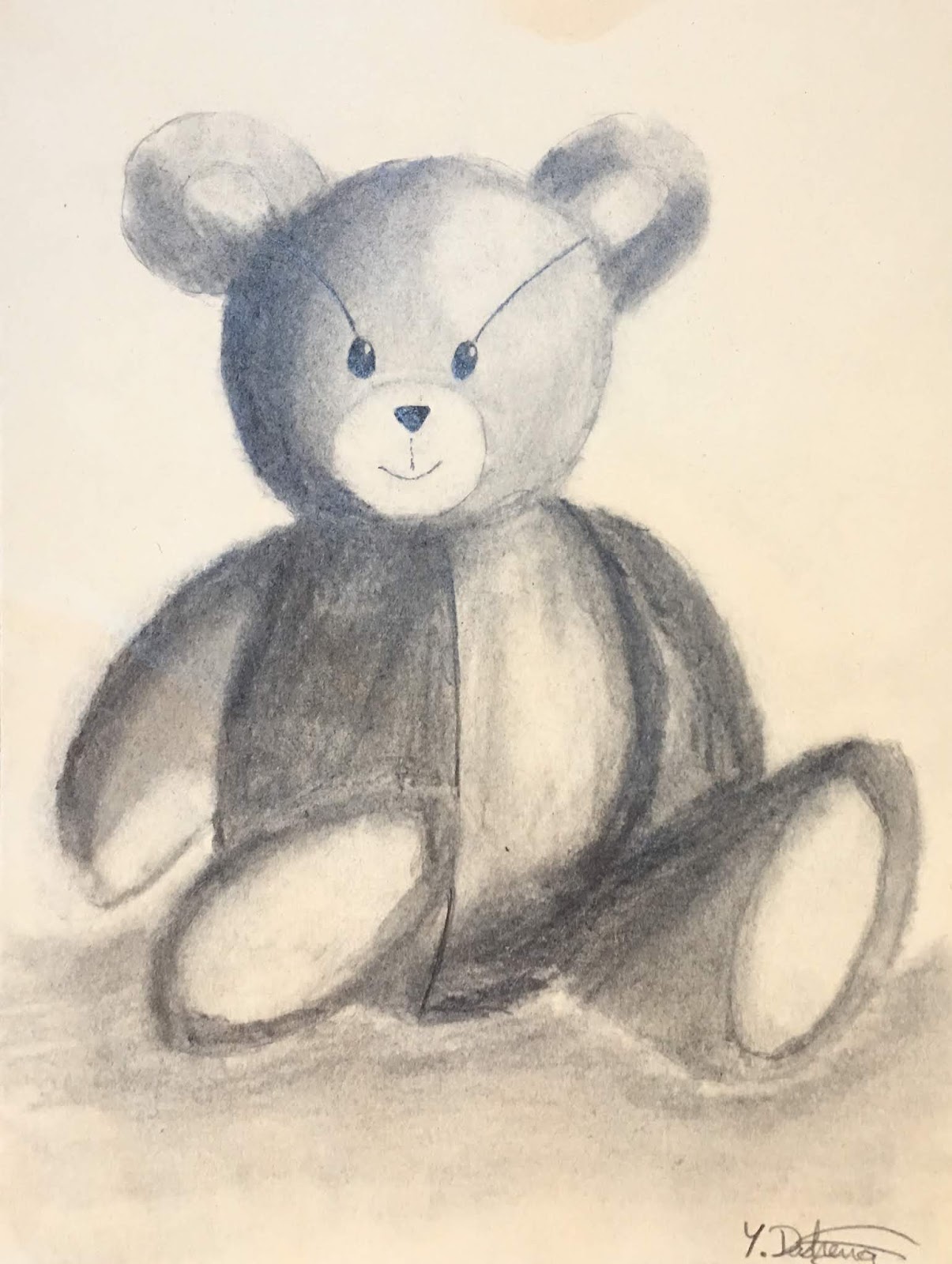 ballpoint pen drawing of a teddy bear | Stable Diffusion