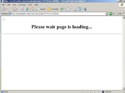 Please wait page is loading…a webpage leads to Banker Trojan Zbot - E ...