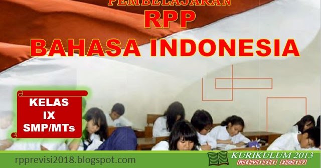 RPP Bahasa Indonesia Kelas 9 SMP/MTs Revisi 2017