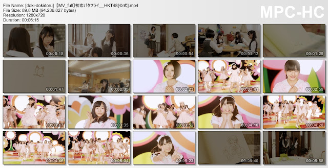 screenshot ss Download【MV full】Hatsukoi Butterfly (初恋バタフライ / HKT48) [公式]
