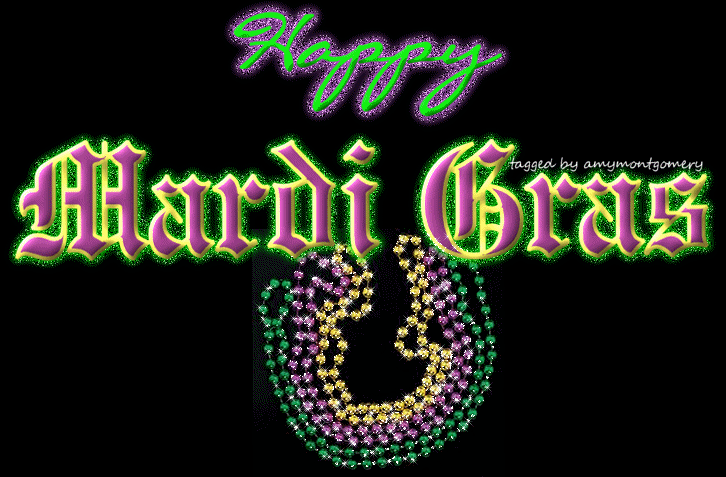 mardi gras beads animated