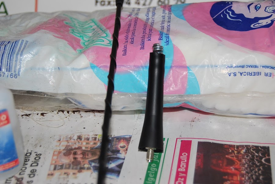 Como he arreglado una antena de coche.