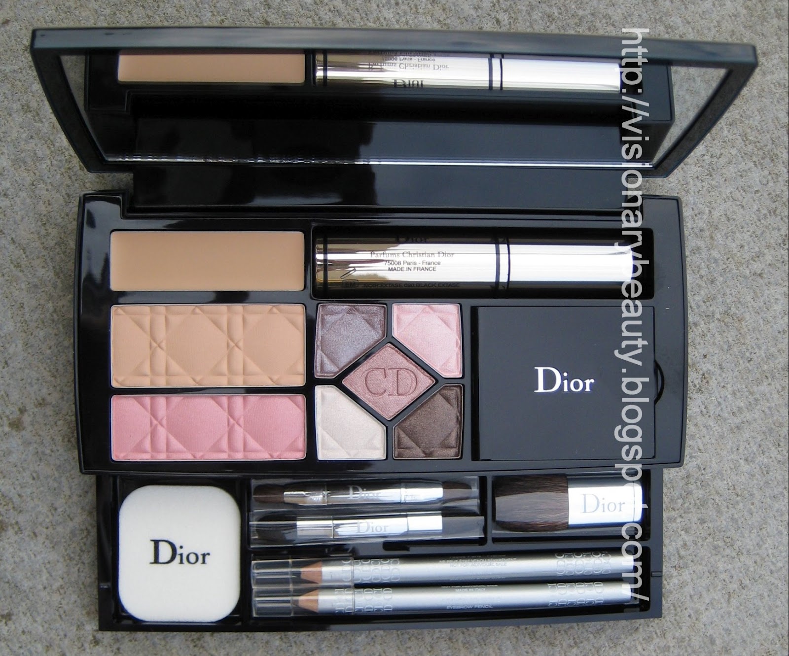 dior travel makeup