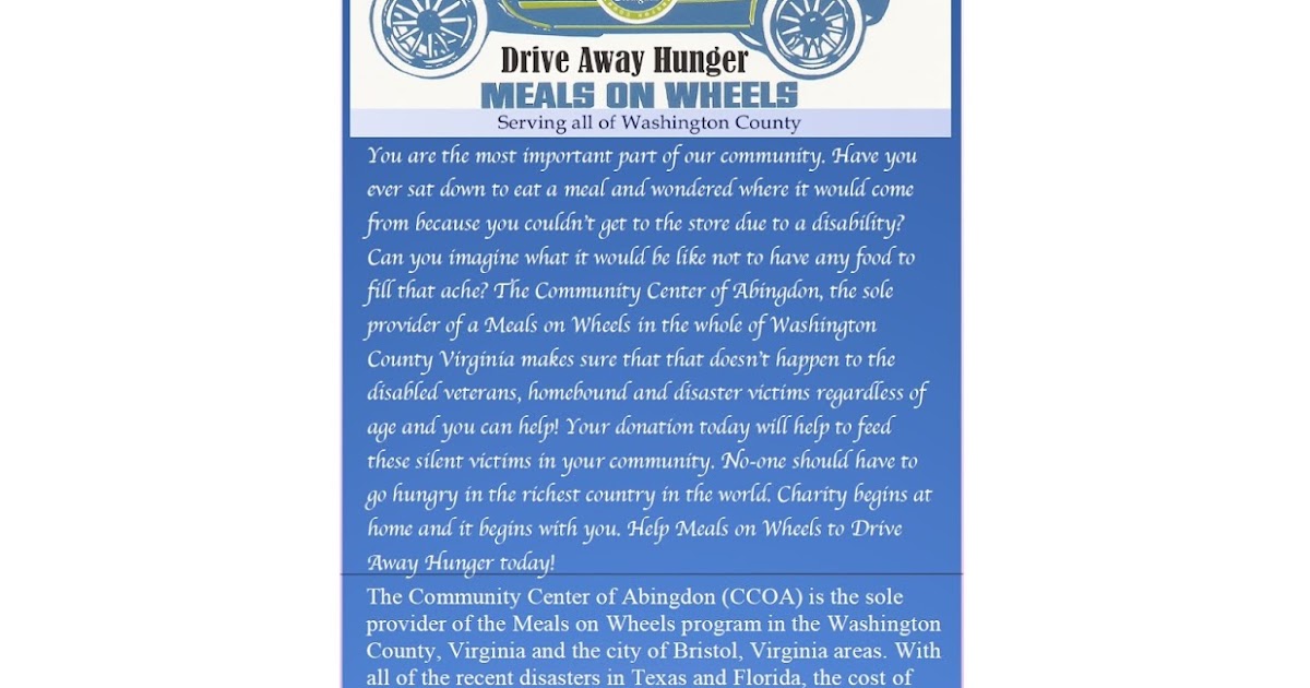 Town of Abingdon, Virginia The Community Center of Abingdon launches