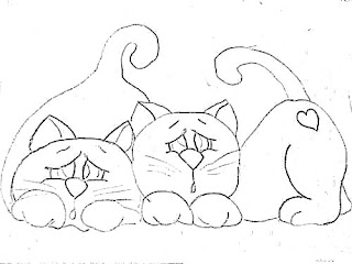 desenho-gatos-para-pintar