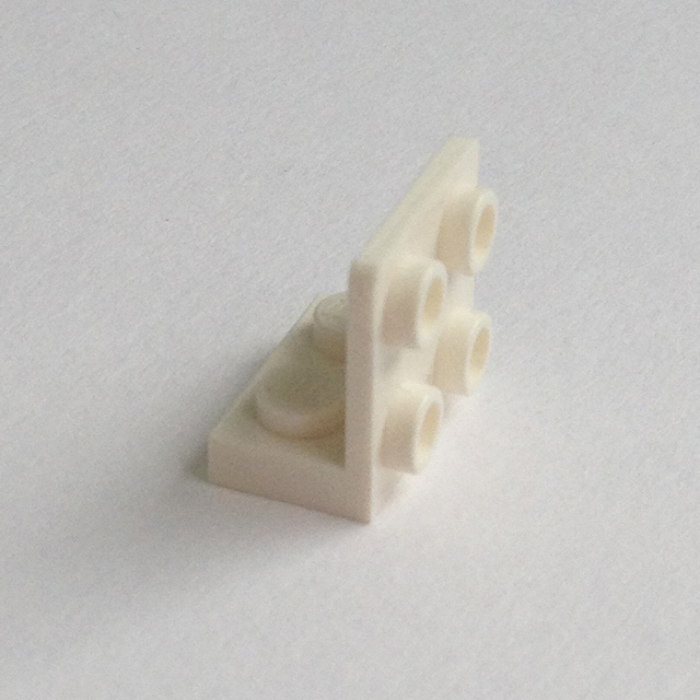 99207 NEW Medium Stone Grey 10 Inverted Bracket Angle Plate1x2//2x2 Lego
