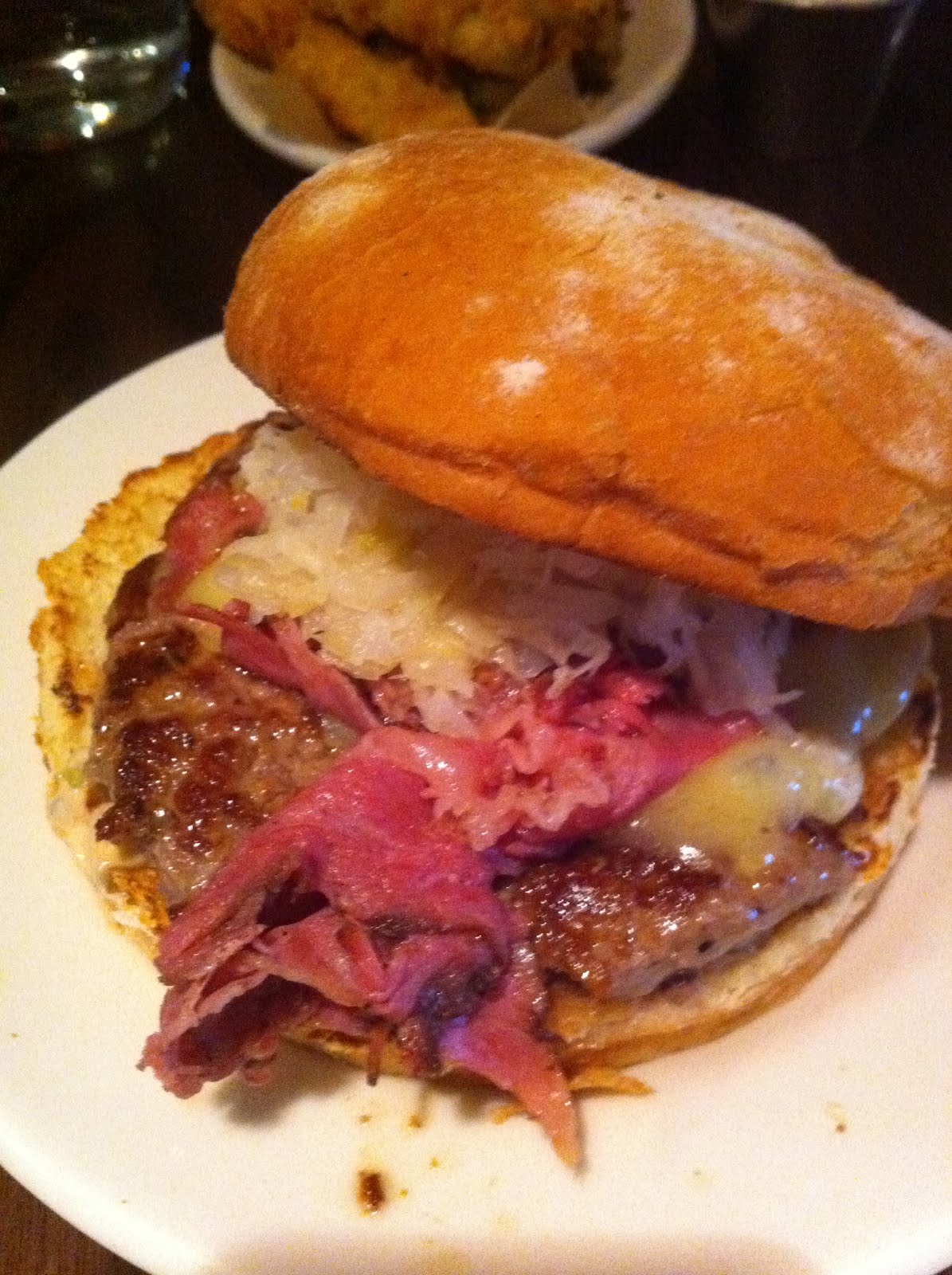 50 days of Sandwich Day 24 NY Pastrami Burger