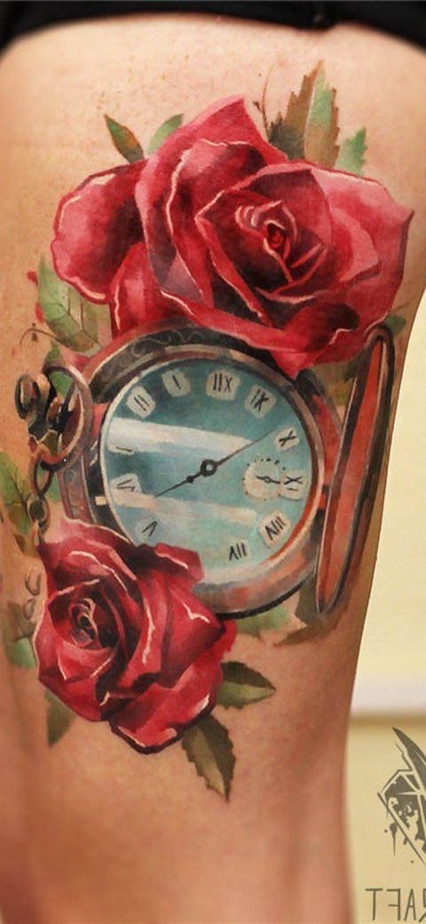 Anterior 45 estilos y diseños de tatuajes de rosas para mujeres - Tatuajes De Rosas Para Mujeres