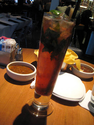 Strawberry Mojito at Cantina Laredo in Chicago, IL - Photo by Michelle Judd of Taste As You Go