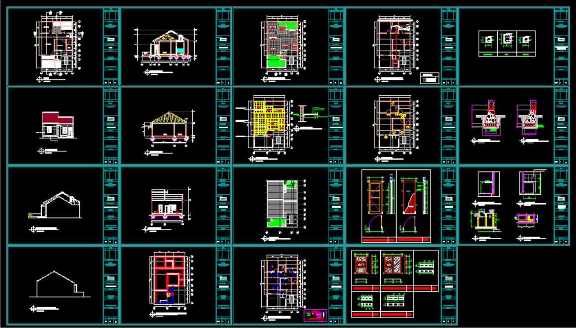 DOWNLOAD GAMBAR  AUTOCAD  SKETCHUP RAB PROPOSAL PERUMAHAN 