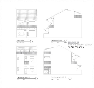 View Desain Rumah Minimalis Tampak Depan Samping Dan Belakang PNG